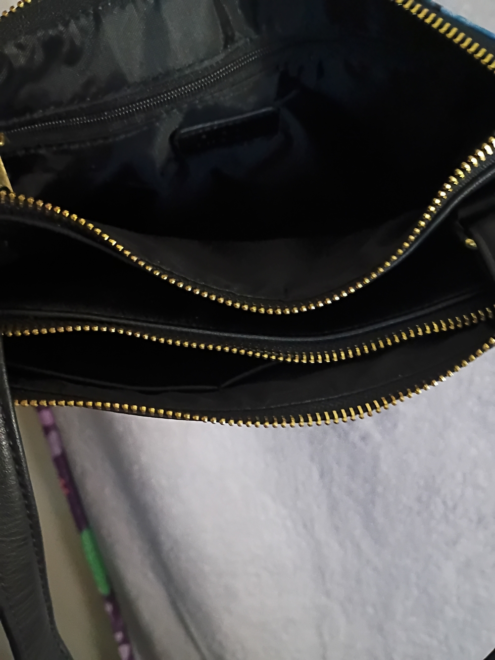 Deep Floral Colors Shoulder Bag - Picture 4 of 4